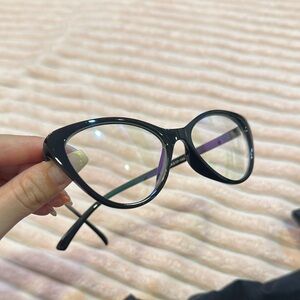 Black Cat-Eye Glasses
